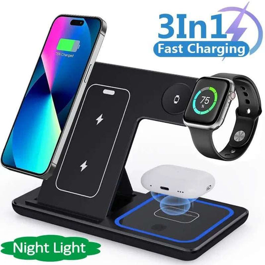 15W 3 - in - 1 LED Fast Charging StationZenova