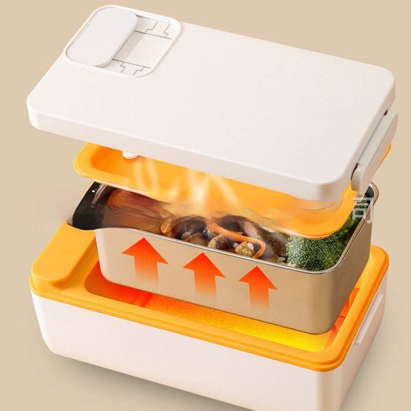 Hot large capacity electric heat insulation lunch box with stainless steel liner and USB power