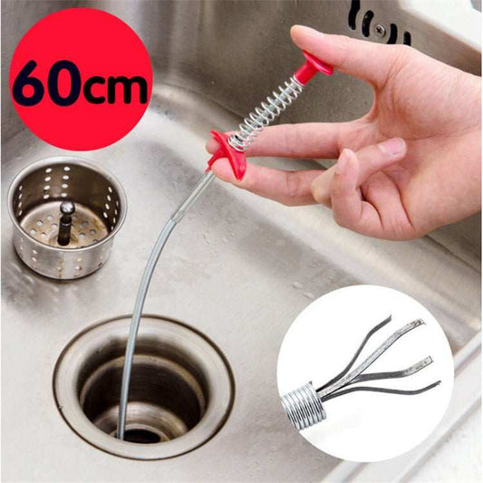 60CM Drain Cleaning Spring – Household Pipe CleanerZenova