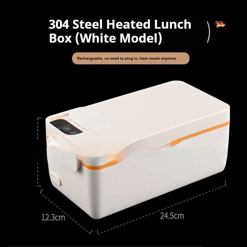 Hot large capacity electric heat insulation lunch box with 304 stainless steel liner and USB power