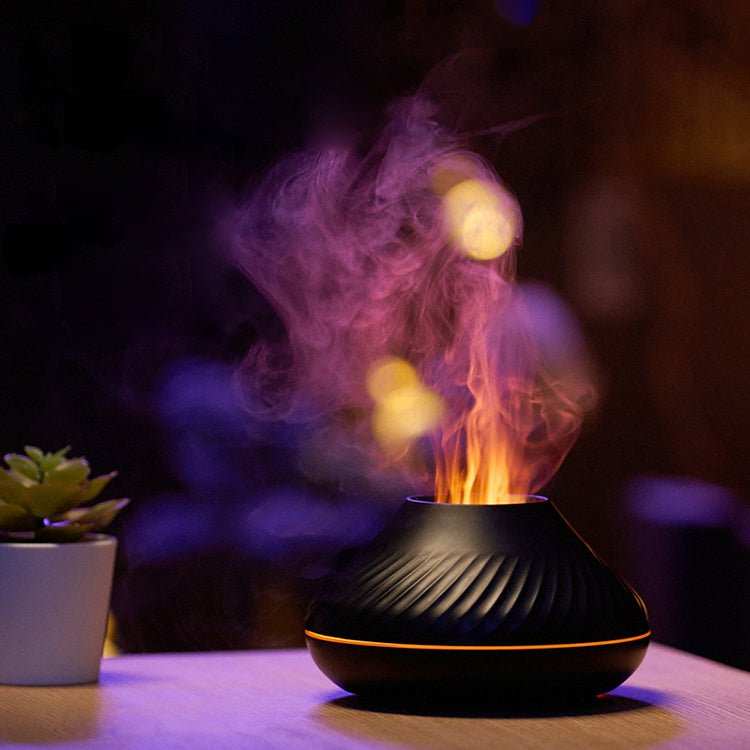Colorful LED Flame Diffuser - Hydrate with StyleZenova