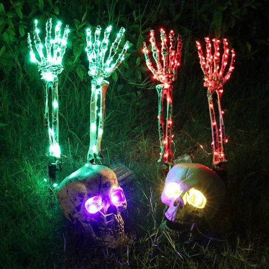Halloween LED Light Up Skeleton Arm HandZenova