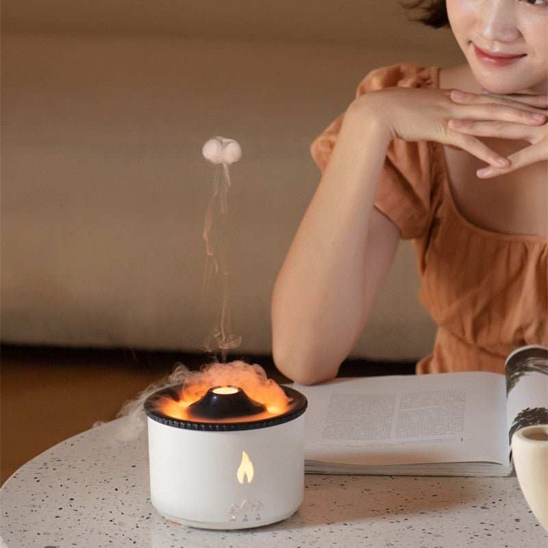 Spray Ring Volcanic Humidifier – Ultrasonic Aroma DiffuserZenova