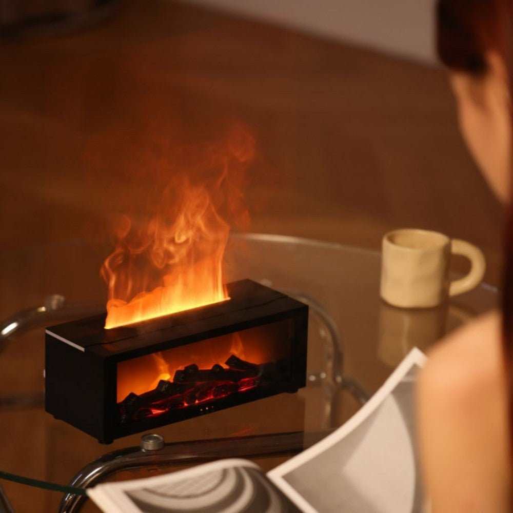 Fireplace Simulation Flame Aromatherapy MachineZenova