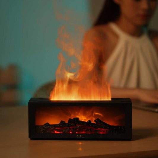Fireplace Simulation Flame Aromatherapy MachineZenova