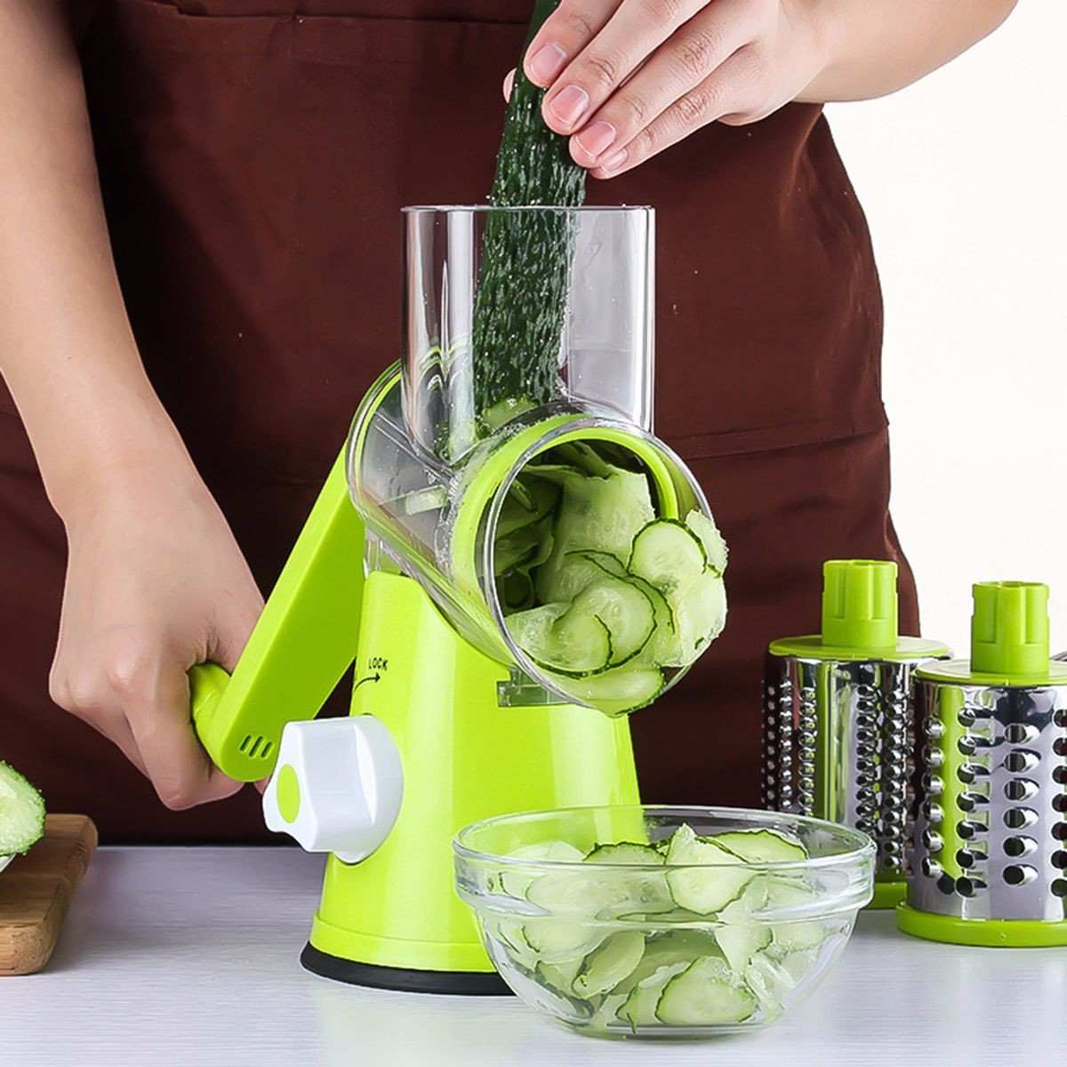 Vegetable Cutter – 3-in-1 Multifunctional Kitchen Grater0GroentesnijderZenova 