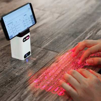 Virtual Laser Keyboard with Mouse – Bluetooth Wireless for Laptop & PhoneZenova